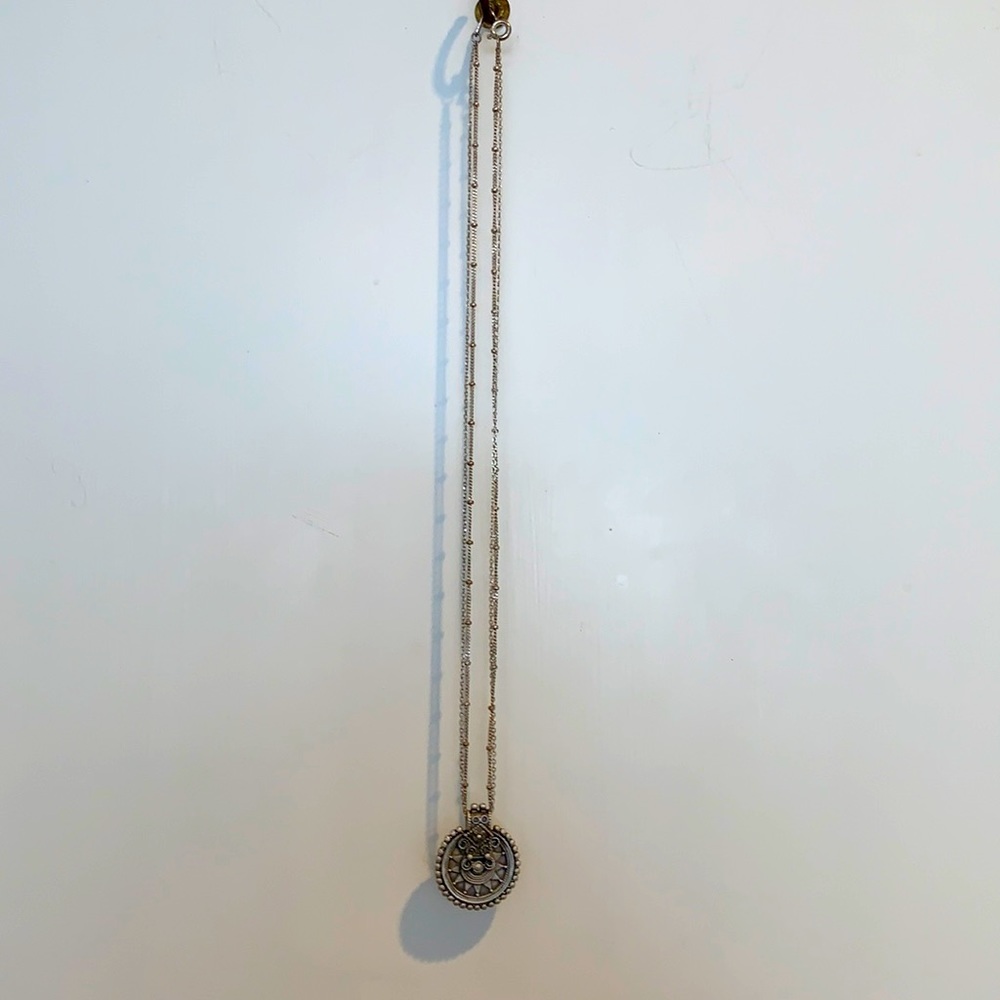 Sundance Silver Pendant Necklace
